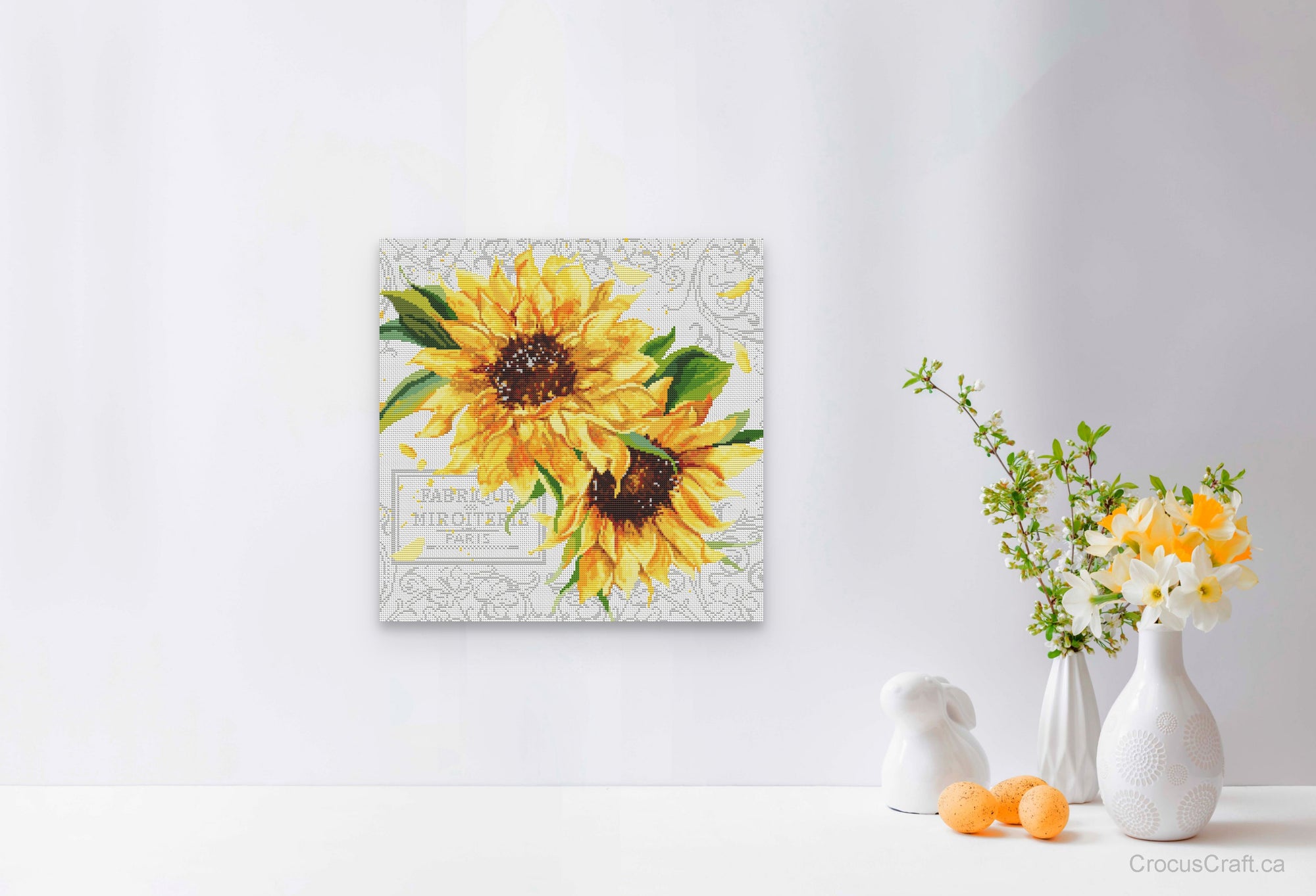 SUMMERTIME SUNFLOWERS II - Cross Stitch Pattern