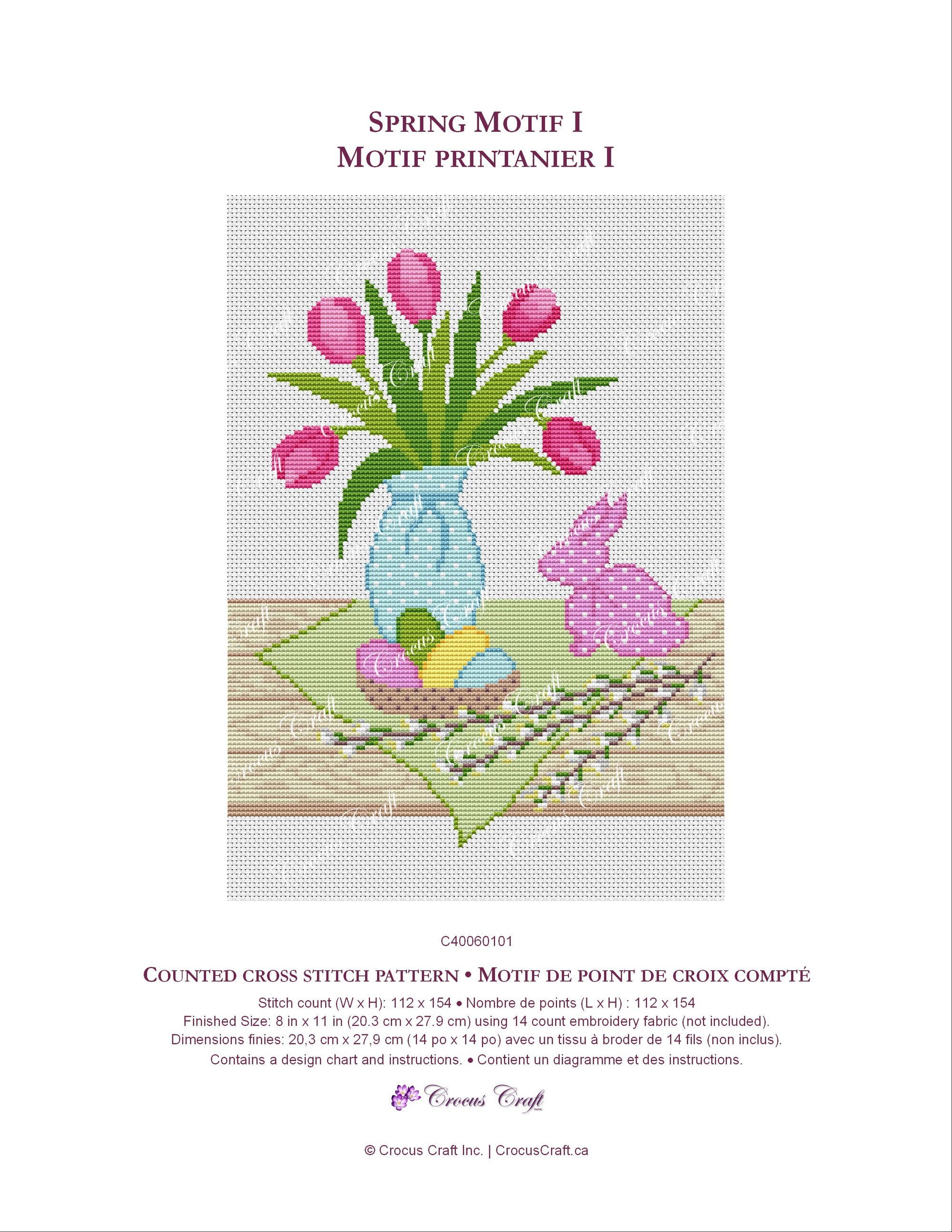 SPRING MOTIF I - Cross Stitch Pattern