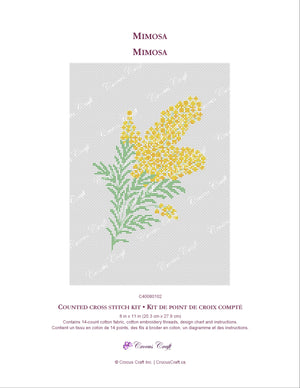 MIMOSA - Cross Stitch Kit