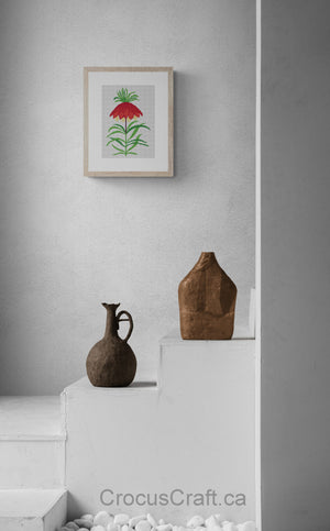 CROWN IMPERIAL - Cross Stitch Pattern