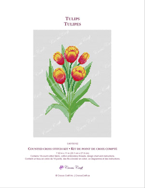 TULIPS - Cross Stitch Kit