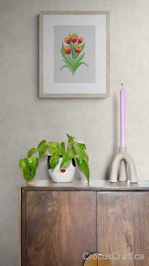 TULIPS - Cross Stitch Pattern