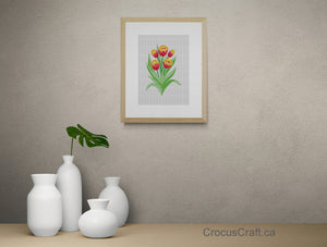 TULIPS - Cross Stitch Pattern