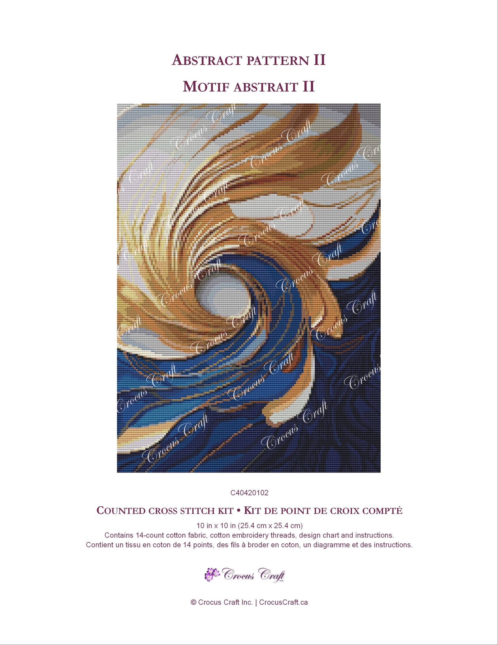 ABSTRACT PATTERN II - Cross Stitch Kit