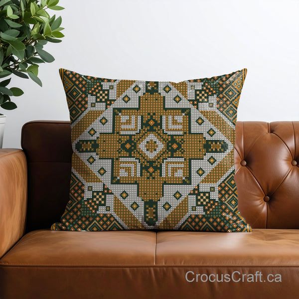 PATTERN I - Cross Stitch Pattern - CROCUS CRAFT INC.