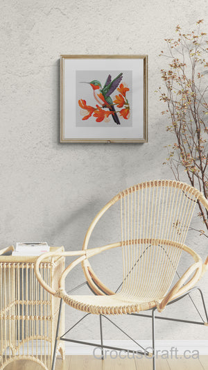 HUMMINGBIRD - Cross Stitch Kit