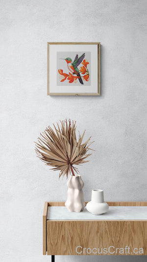 HUMMINGBIRD - Cross Stitch Kit