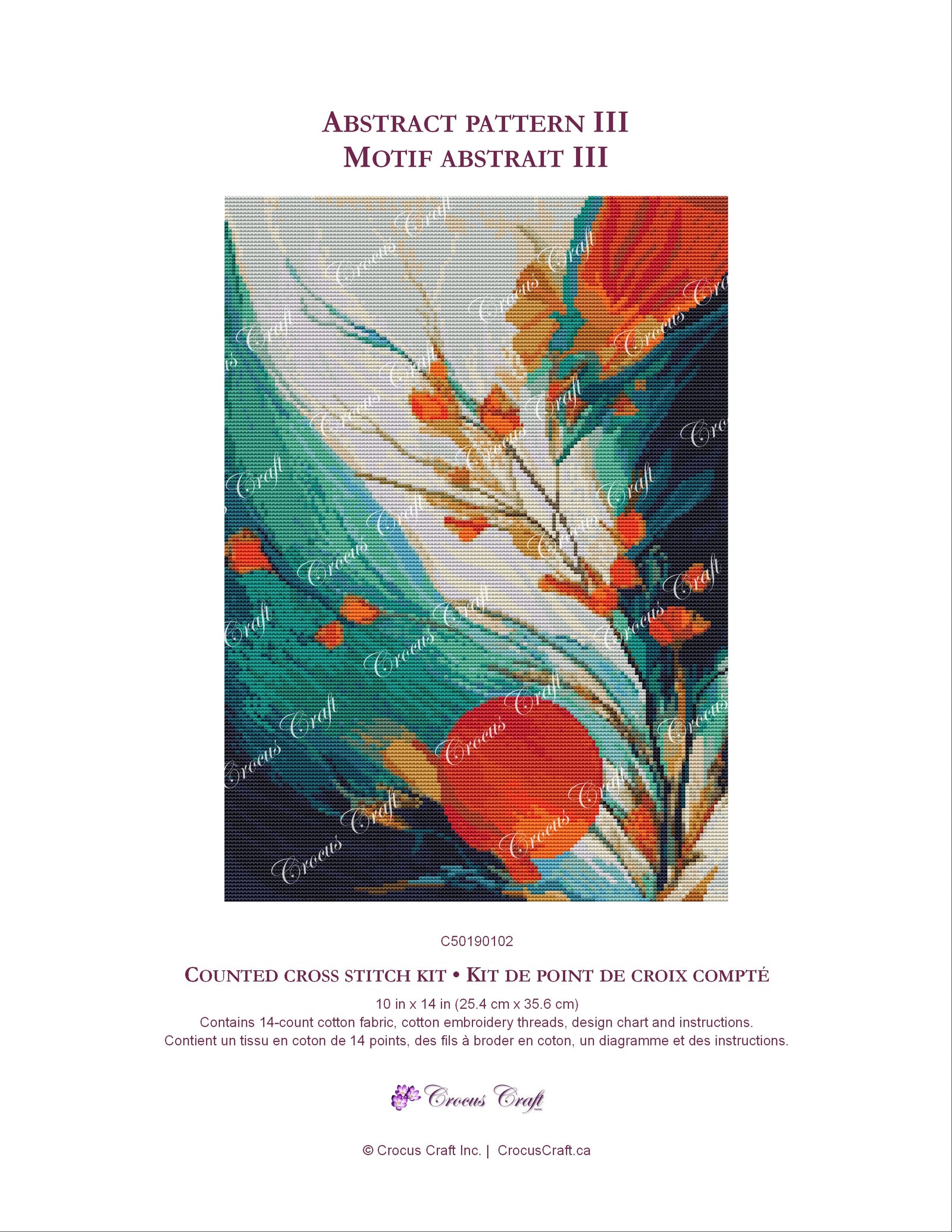 ABSTRACT PATTERN III - Cross Stitch Kit