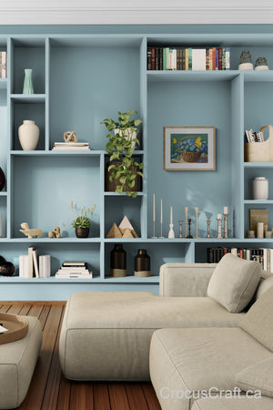 BASKET WITH BLUE FLOWERS - Cross Stitch Kit