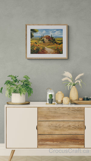 VILLA ON THE HILL - Cross Stitch Kit