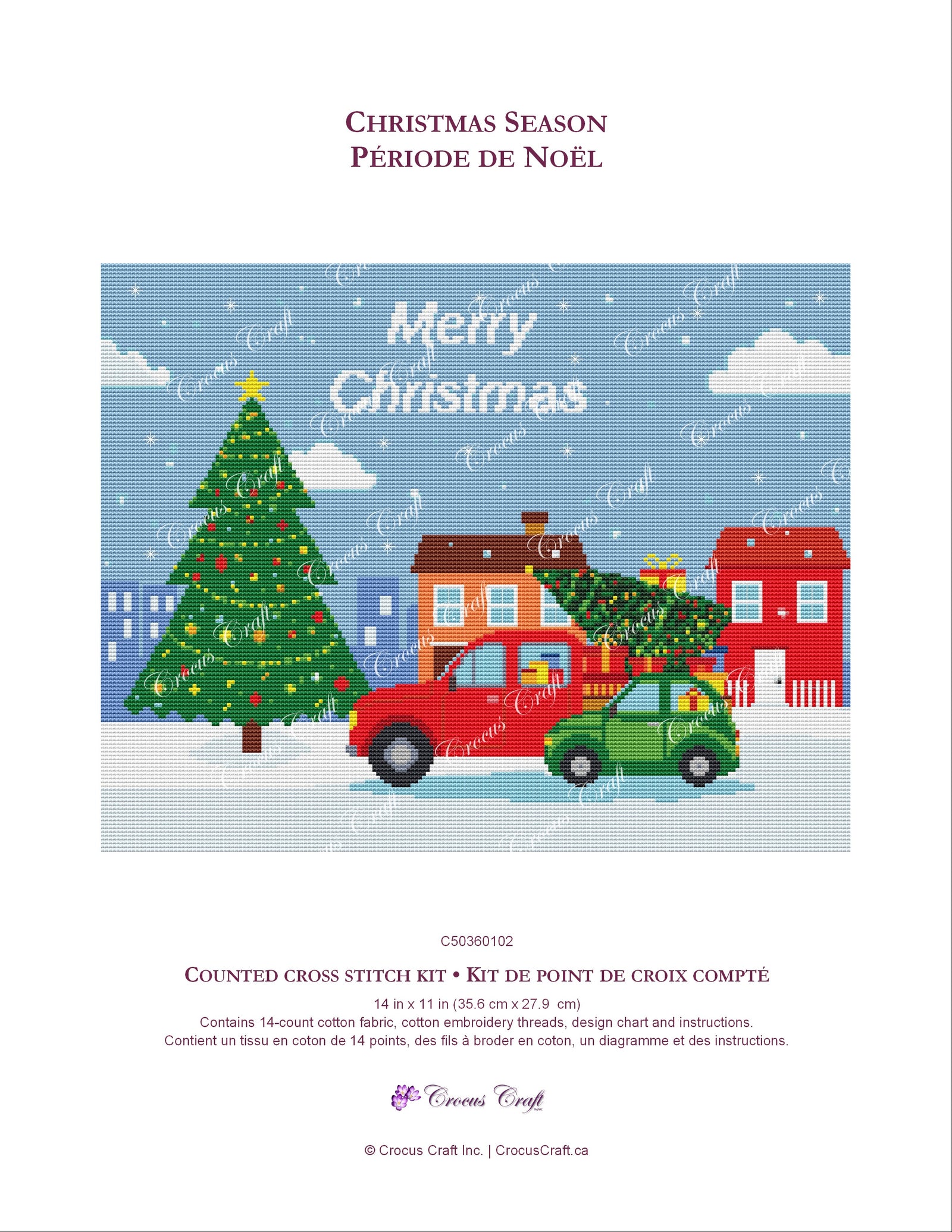 CHRISTMAS SEASON - Cross Stitch Kit