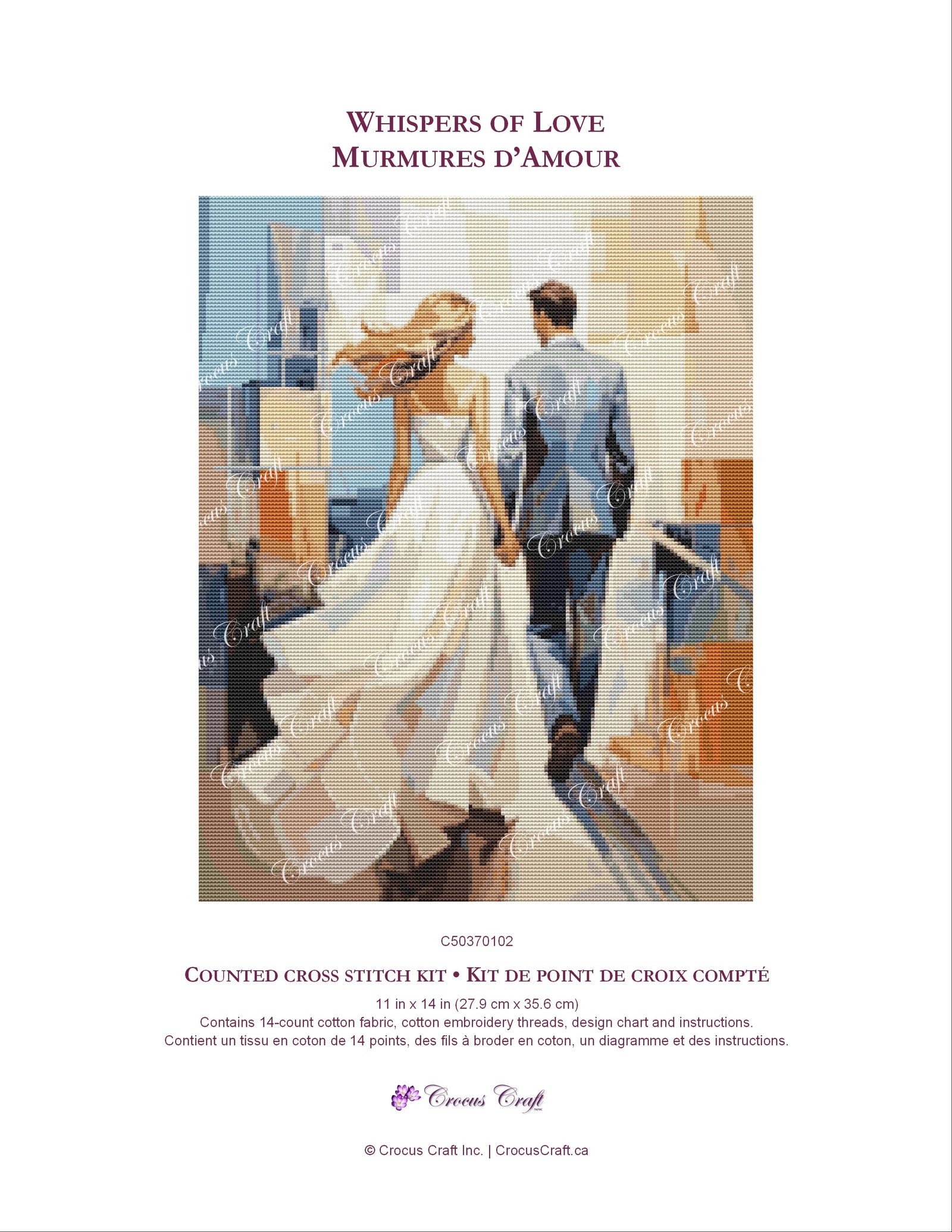 WHISPERS OF LOVE - Cross Stitch Kit