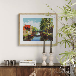 STREET CANAL II - Cross Stitch Kit