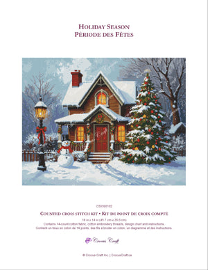 HOLIDAY SEASON - Cross Stitch Kit