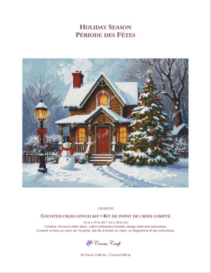 HOLIDAY SEASON - Cross Stitch Kit