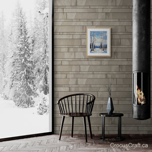 WINTER LANDSCAPE - Cross Stitch Kit