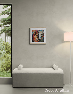 GIRL AND HORSE - Cross Stitch Kit