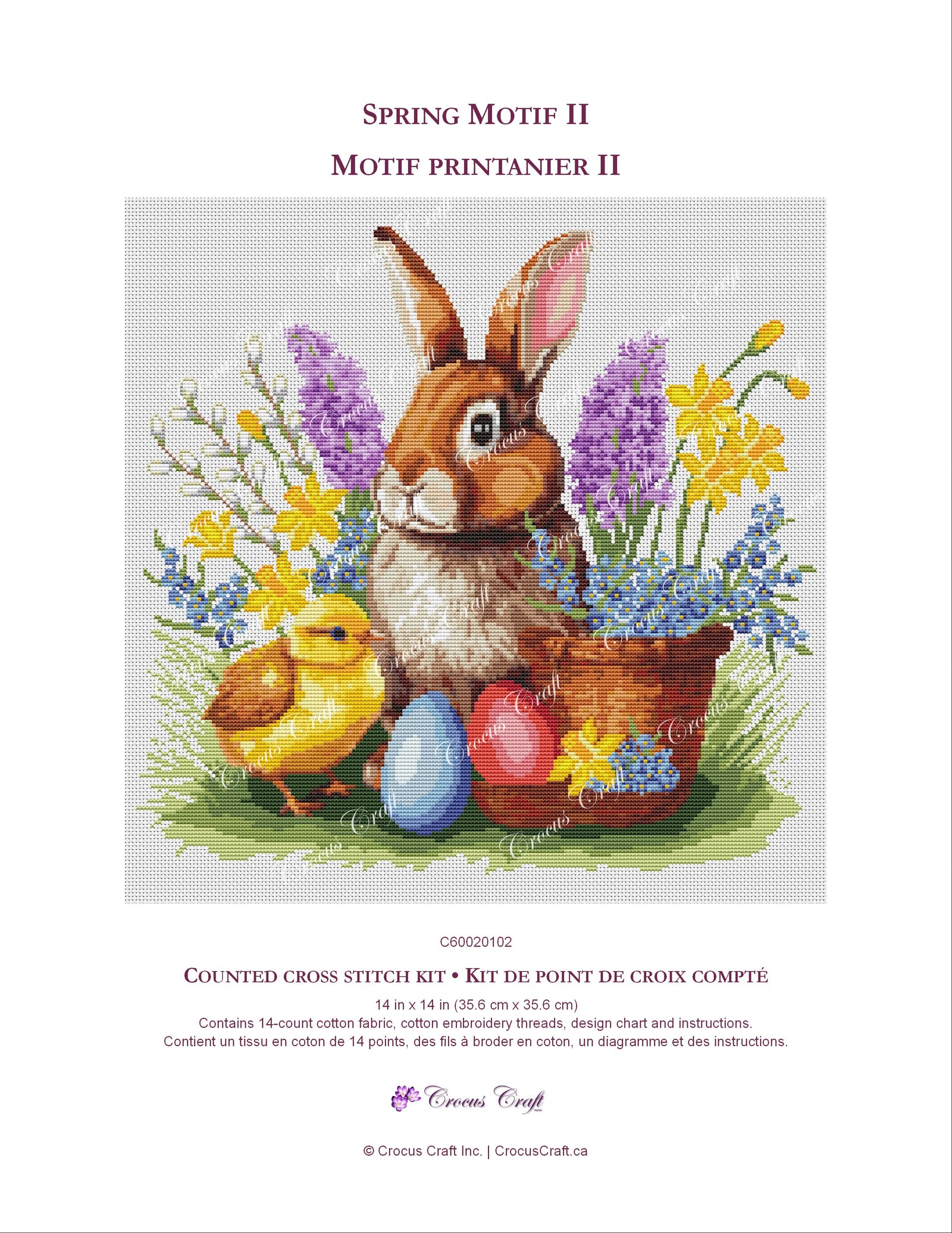 SPRING MOTIF II - Cross Stitch Kit