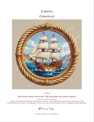 CARAVEL - Cross Stitch Kit