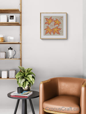 MAPLE LEAVES - Cross Stitch Kit