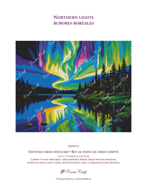 NORTHERN LIGHTS - Cross Stitch Kit