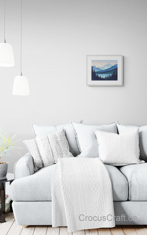 ROCKIES LAKE - Cross Stitch Kit