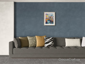 BRIDGE IN OLD TOWN - Cross Stitch Kit