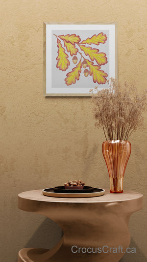 OAK LEAVES - Cross Stitch Kit