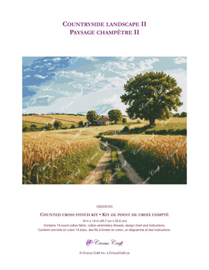 COUNTRYSIDE LANDSCAPE II - Cross Stitch Kit
