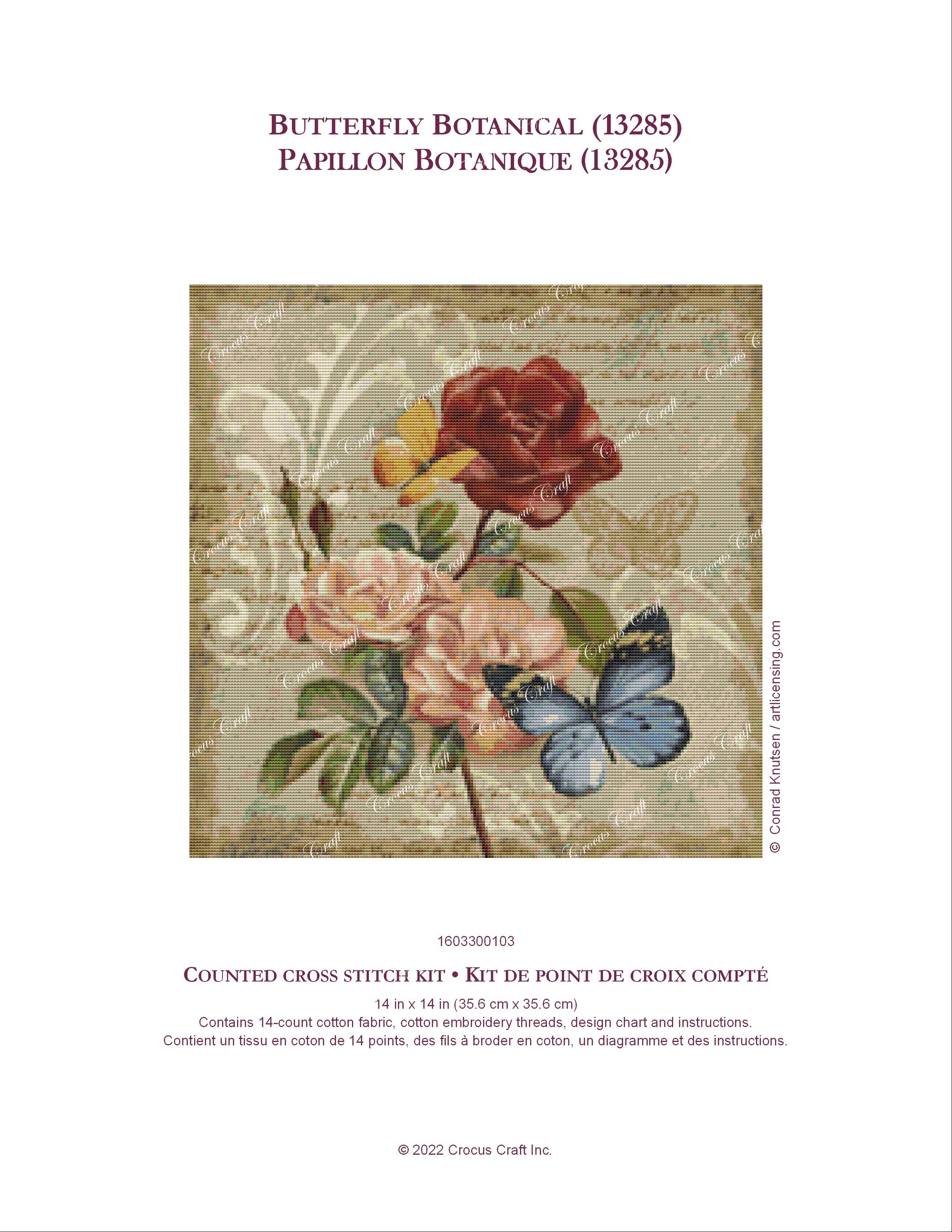 BUTTERFLY BOTANICAL (13285) - Cross Stitch Kit