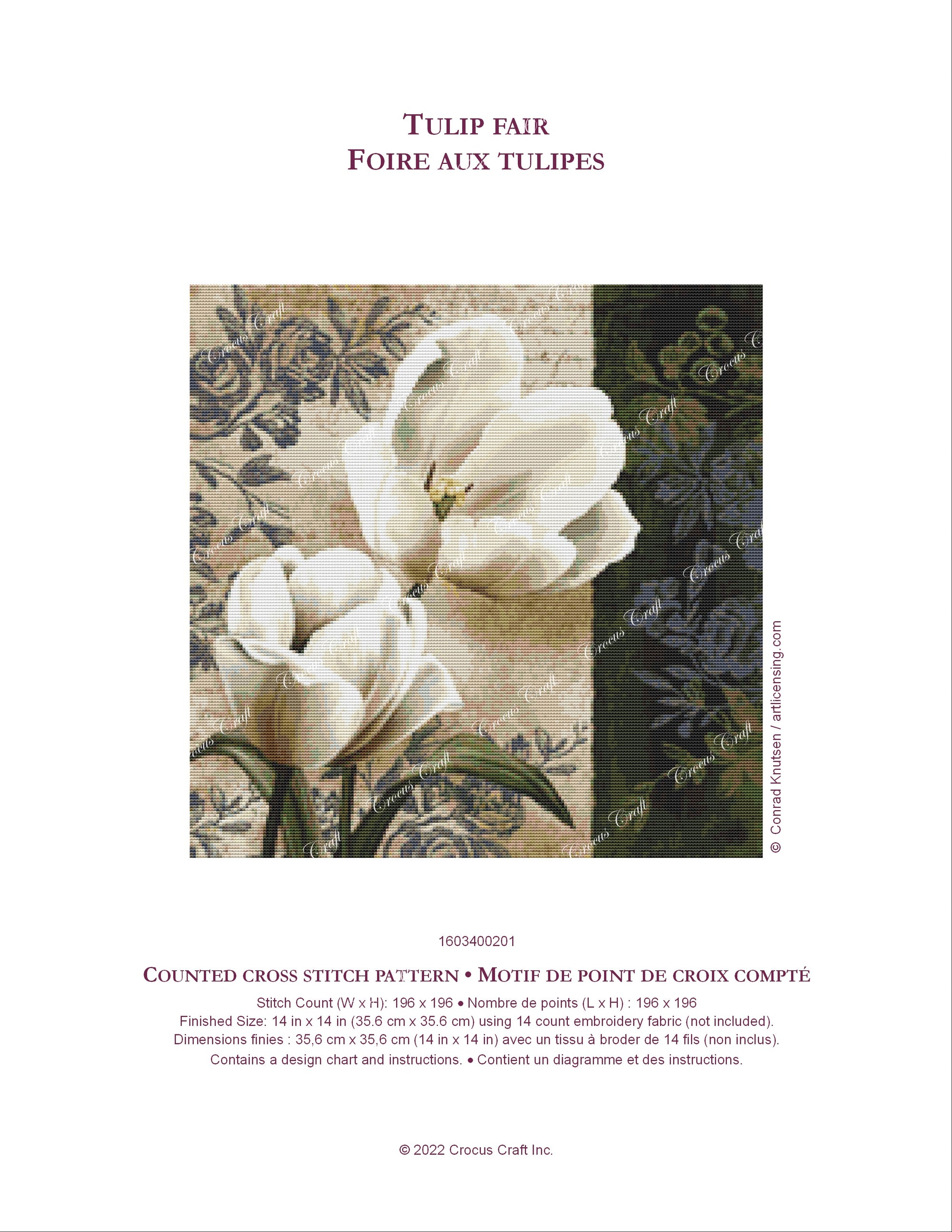 TULIP FAIR - Cross Stitch Pattern