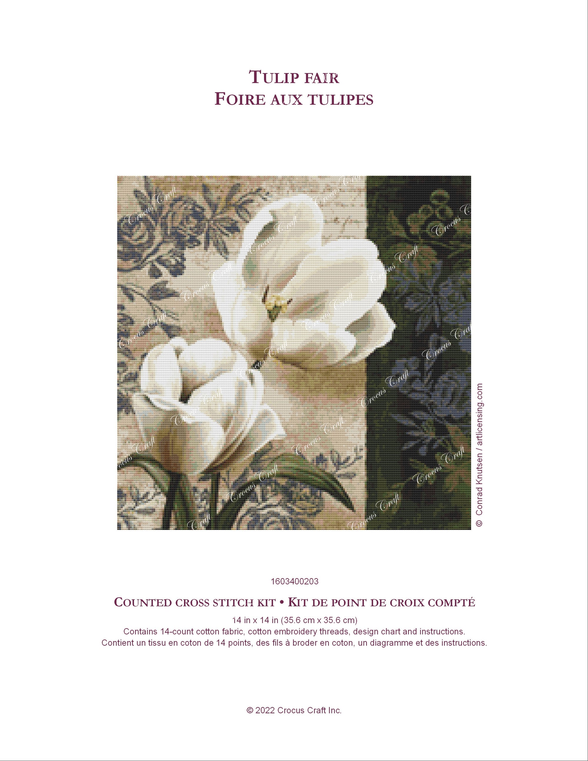 TULIP FAIR - Cross Stitch Kit