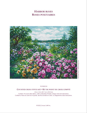 HARBOR ROSES - Cross Stitch Kit