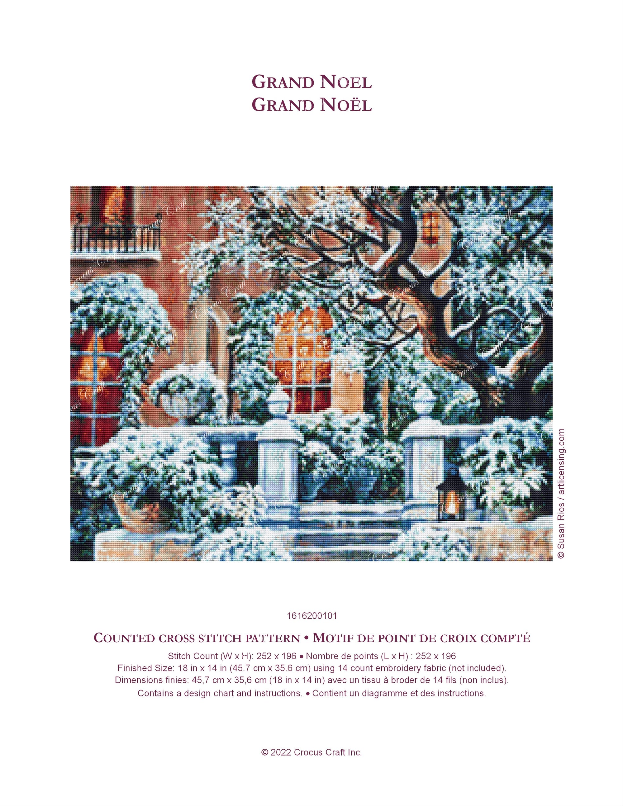 GRAND NOEL - Cross Stitch Pattern